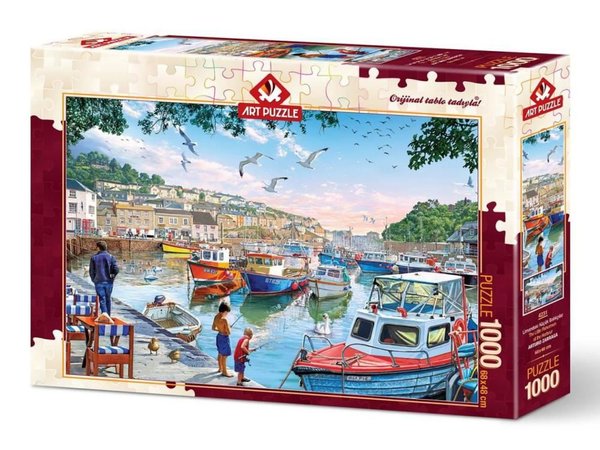 Art Puzzle 4231 Limandaki Küçük Balıkçılar 1000 Parça Puzzle