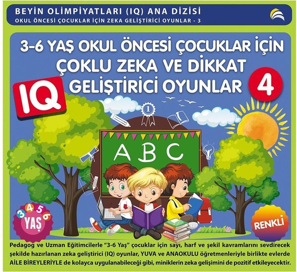 3-6 Yaş Okul Öncesi Çocuklar İçin Çoklu Zeka ve Dikkat Geliştirici Oyunlar 4