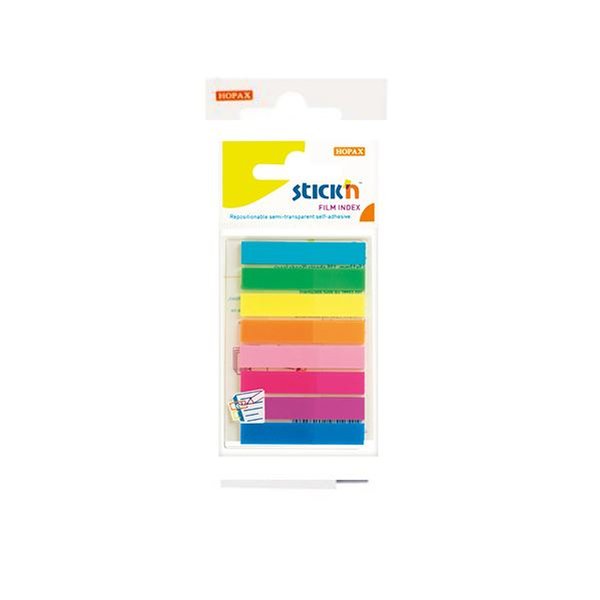 Hopax Not Kağıdı Stickn 45x8 Neon 8 Renk Film Ayraç 20Yaprak