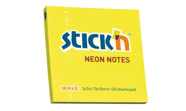 Hopax Not Kağıt Stickn Neon Lemon 100Yaprak
