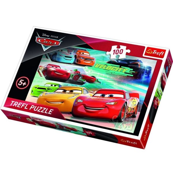 Trefl Puzzle 100 Disney Cars Race Heroes 16337