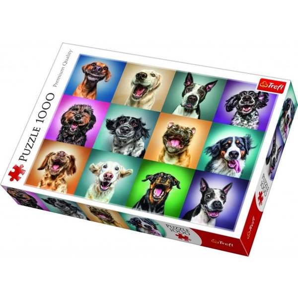 Trefl Puzzle 1000 Funny Dog Portraits 10462