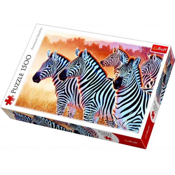 Trefl Puzzle 1500 Zebras 26129