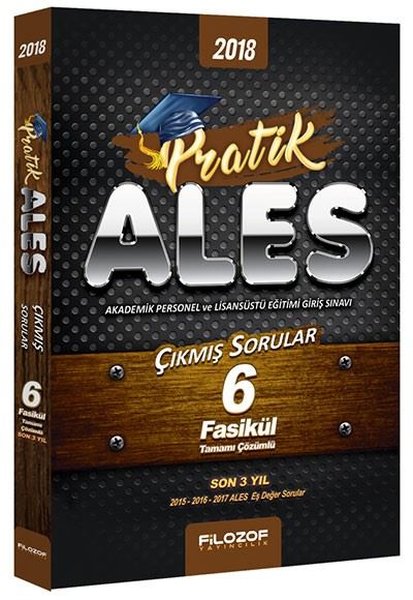 D&R 2018 Pratik ALES Çıkmış Sorular 6 Fasikül Tamamı Çözümlü 3 Yıl
