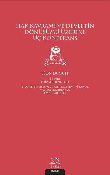 D&R Hak Kavramı Devletin Dönüşümü Üzerine Üç Konferans