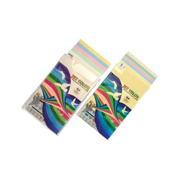 Jet Color Koyu Renkli Kağıt A4 80 Gr 100'lü (20x5) 5 Renkli NE3048