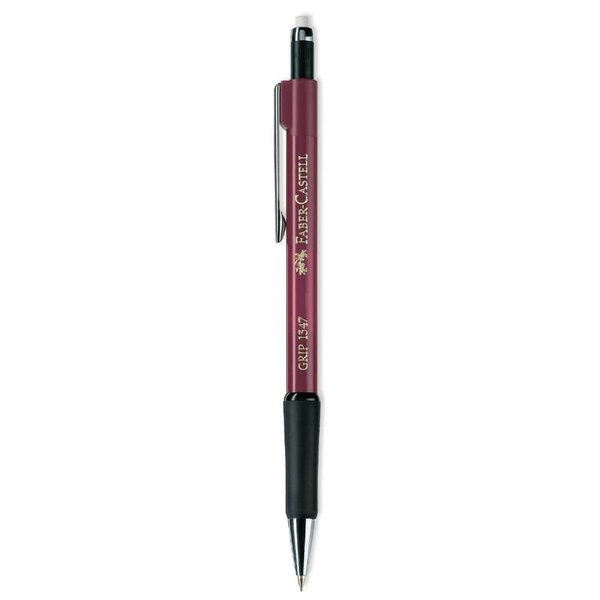 Faber-Castell Grip 1345 0.5Mm Red Metallic Mechanical Pencil - Red