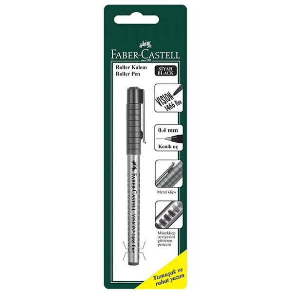 Faber-Castell Vision 1466 Micro Roller Siyah