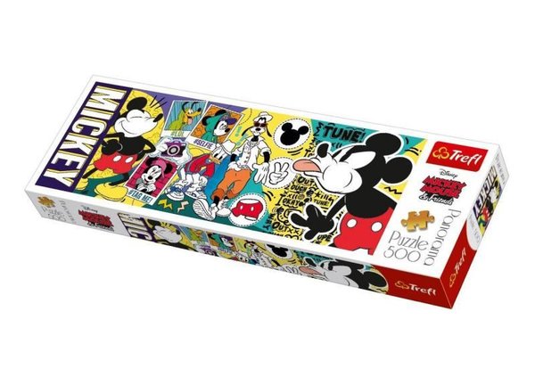 Trefl-Puz.500 The Legendary Mickey Mouse / Disney Mickey Mouse and Friends 66x23cm 29511