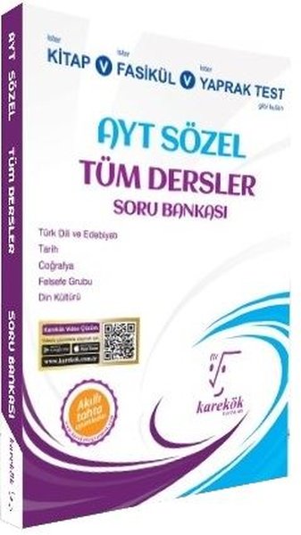 AYT Sözel Tüm Dersler Soru Bankası