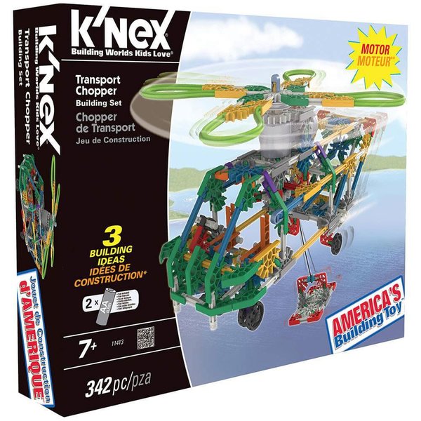 KNex Taşıyıcı Helikopter (Işıklı) Building Set Knex 11413