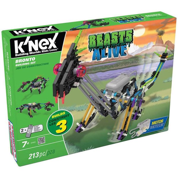 KNex Bronto Yapım Seti (Motorlu) Beasts Alive Knex 34483