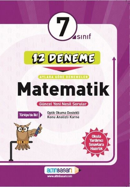 7.Sınıf Matematik 12 Deneme