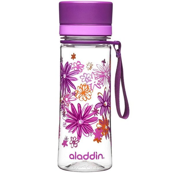 Alad-Aveo Water Bottle 0.35L Su Matarası Mor (Grafikli)