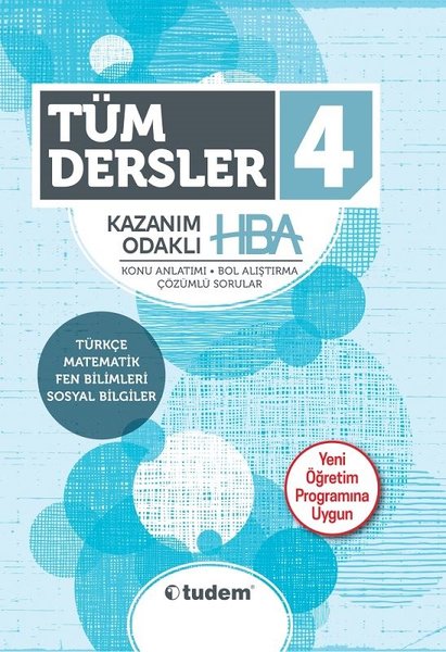 4.Sınıf Tüm Dersler Kazanım Odaklı Hepsi Bir Arada-Yeni Öğretim Programına Uygun