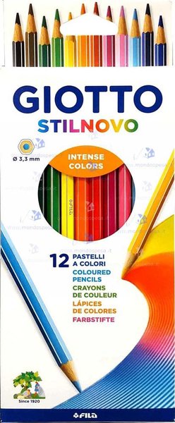 Giotto Stilnovo Askılı Paket 12'li Kuru Boya