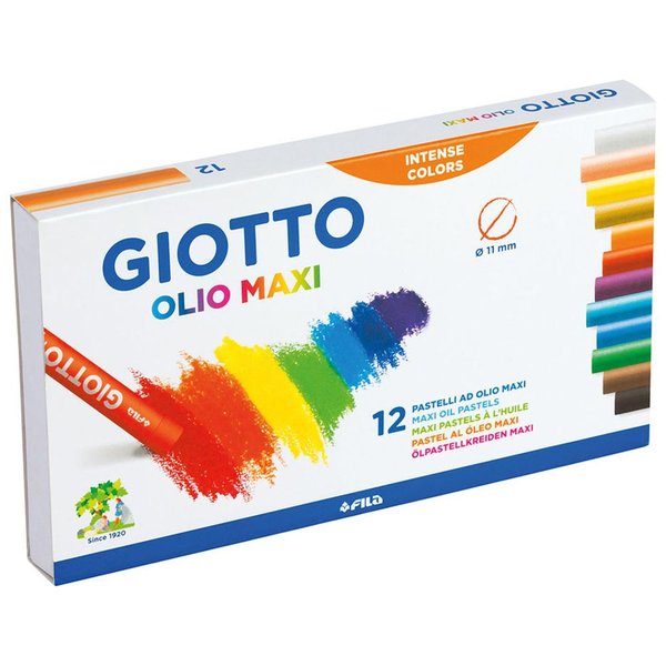 Giotto Olio 12'li Kutu Yağlı Pastel Silindir Boya