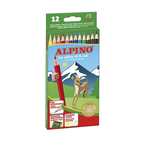 Alpino 12'li Uzun Kuru Boya