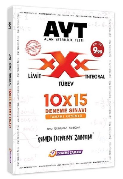 AYT Limit Türev İntegral 10X15 Deneme Sınavı Tamamı Çözümlü