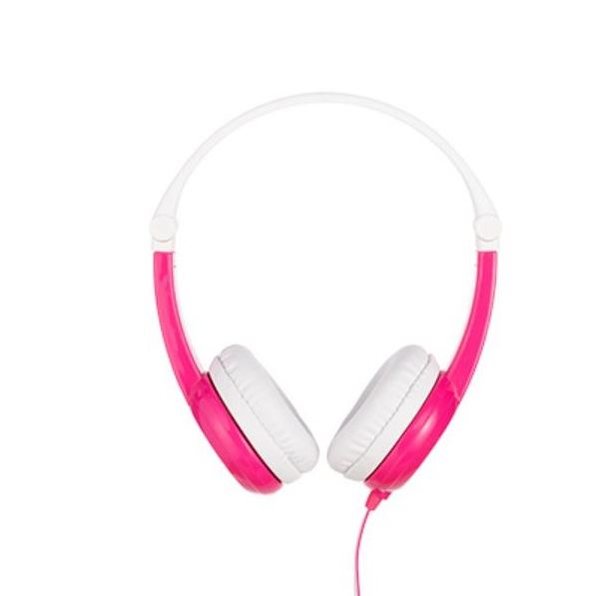 BuddyPhones Connect Foldable with Mic Pink
