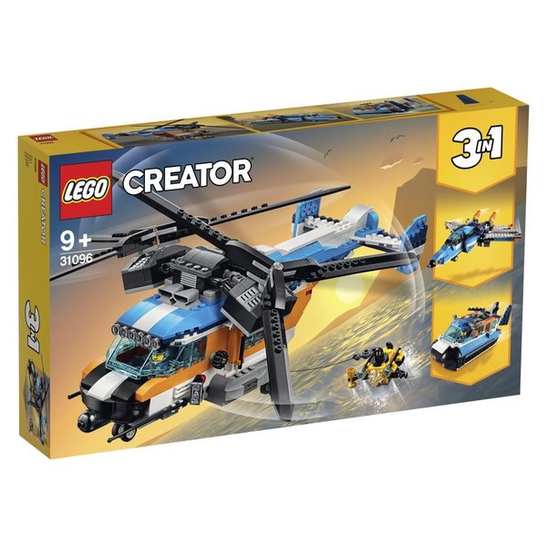 Lego Creator 3ü 1 Arada Çift Pervaneli Helikopter 31096