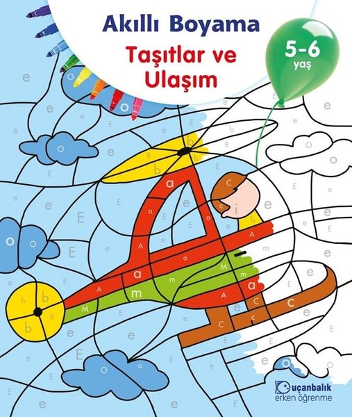 Akıllı Boyama-Taşıtlar ve Ulaşım 5-6 Yaş