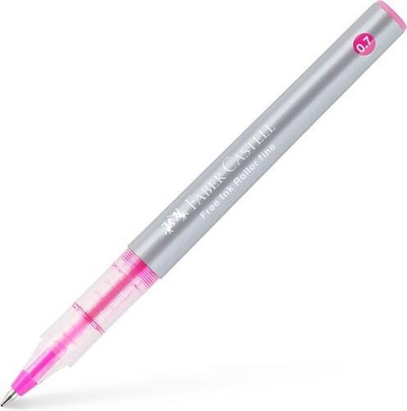 Faber-Castel Free Ink 0.7 mm Pembe Roller Kalem