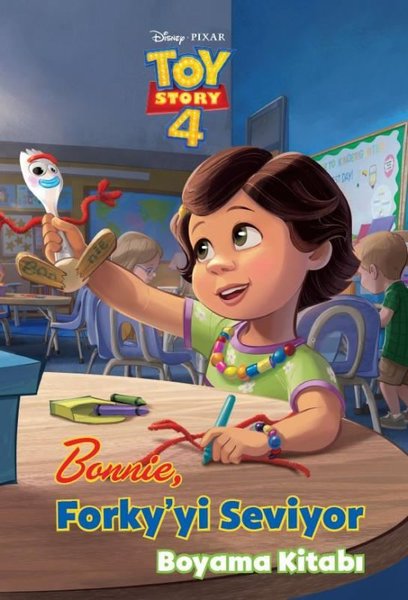 Disney Pixar Toy Story 4-Bonnie Forky'yi Seviyor Boyama Kitabı