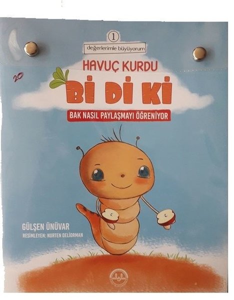 Değerlerimle Büyüyorum-Havuç Kurdu Bi Di Ki Seti-4 Kitap Takım