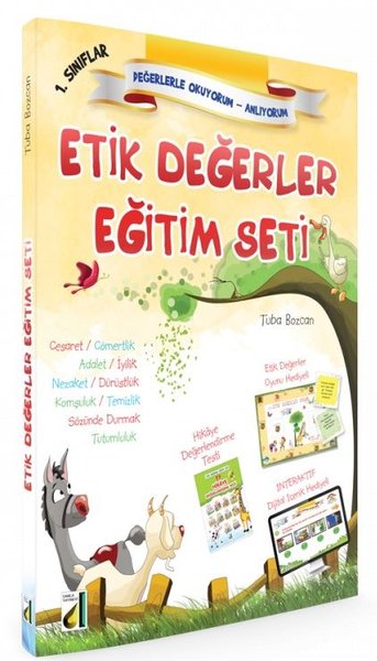 1.Sınıflar Etik Değerler Eğitim Seti-10 Kitap Takım