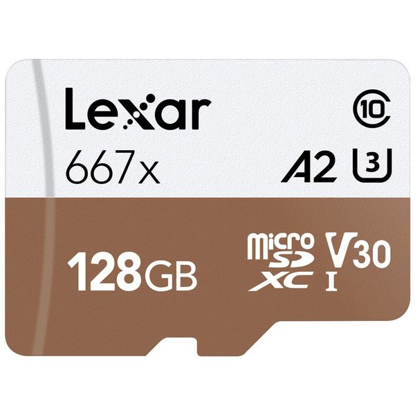 Lexar 128Gb Pro 667X Microsdxc Uhs-I A2 V30