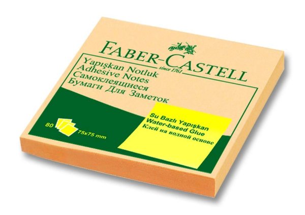 Faber-Castell Harmony 75x75 mm Krem Yapışkan Notluk