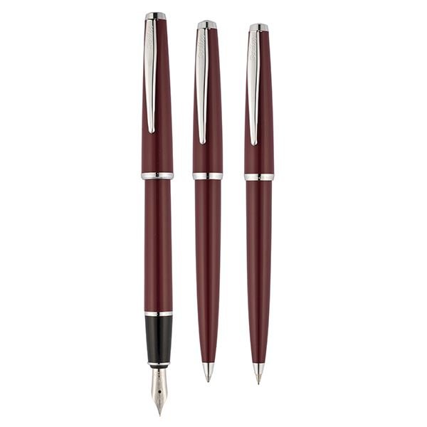 Scrikss 33 Füllfederhalter Bordeaux – Premium-Füller Mit Spezialbox, Weicher Schreibfluss, Ergonomisch