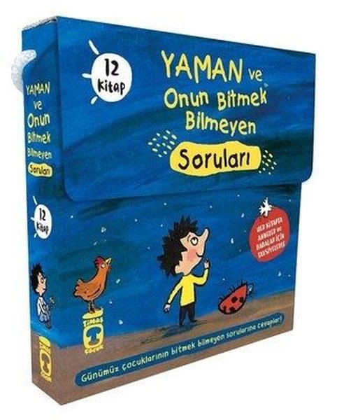 Yaman ve Onun Bitmek Bilmeyen Soruları Seti-12 Kitap Takım Kutulu