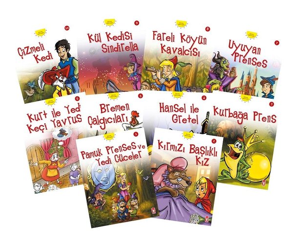 Dünya Masalları Seti 1-10 Kitap Takım