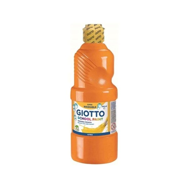 Giotto Washable Paint 500 ml Şişe Orange