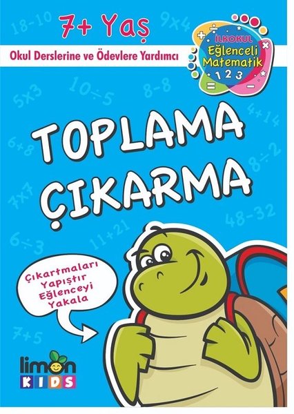 Çıkartmalı Toplama Çıkartma-İlk Okul Eğlenceli Matematik