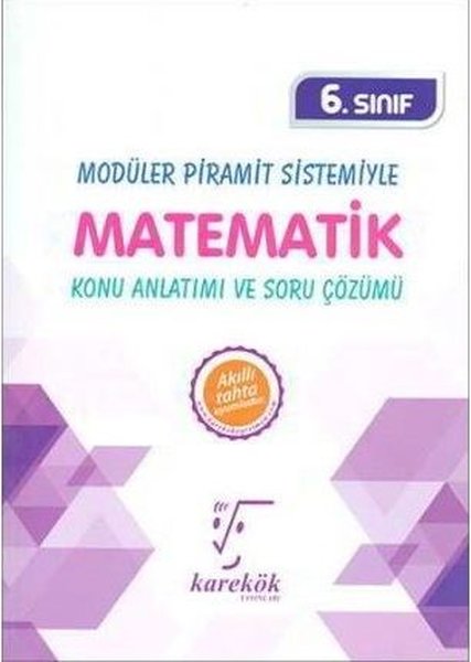 6.Sınıf Modüler Piramit Sistemiyle Matematik Konu Anlatımlı ve Soru Çözümü