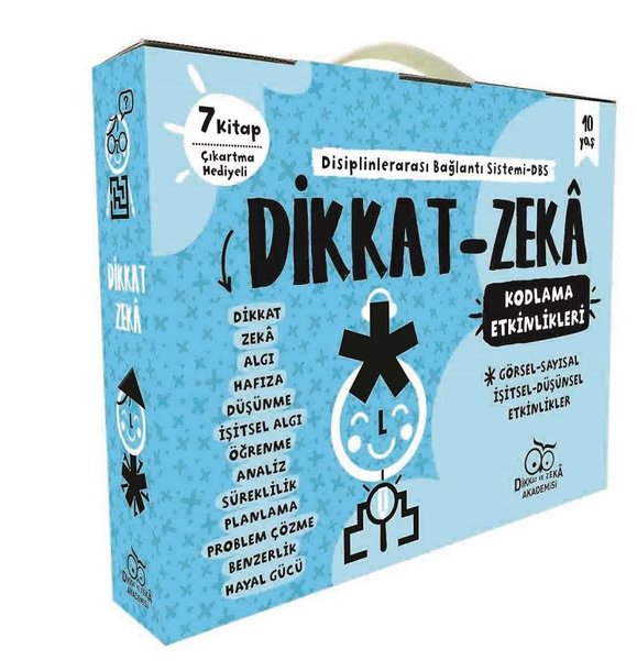 Dikkat Zeka 4.Sınıf Seti-10 Yaş-7 Kitap Takım