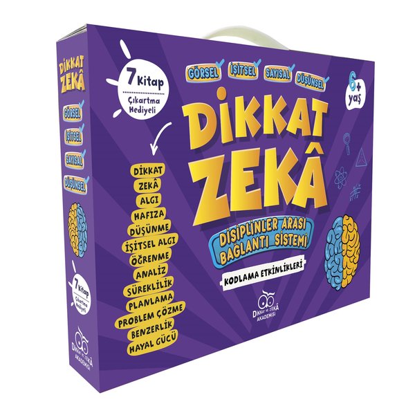 Dikkat Zeka Ana Sınıfı Seti-6 Yaş-7 Kitap Takım