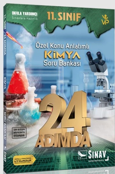 Sınav 11.Sınıf Kimya 24 Adımda Özel Konu Anlatımlı Soru Bankası