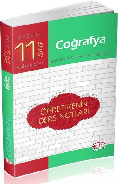 Editör 11.Sınıf Coğrafya Öğretmenin Ders Notları