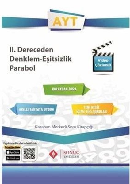 Sonuç II. Dereceden Denklemler Eşitsizlik Parabol