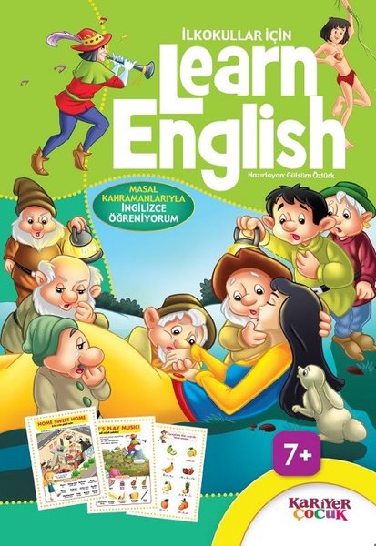 İlkokullar İçin Learn English-Yeşil