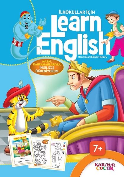 İlkokullar İçin Learn English-Mavi