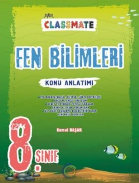 8.Sınıf Classmate Fen Bilimleri Konu Anlatımlı