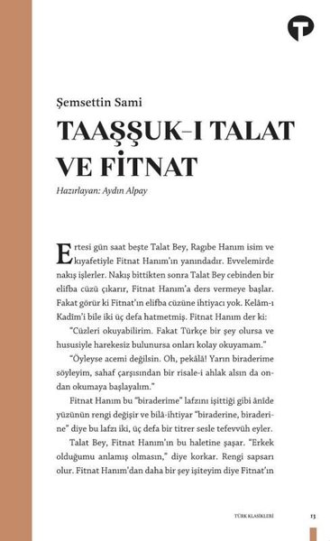 Taaşşuk-ı Talat ve Fitnat