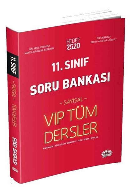 Hedef 2020 11.Sınıf VİP Tüm Dersler Sayısal Sor...