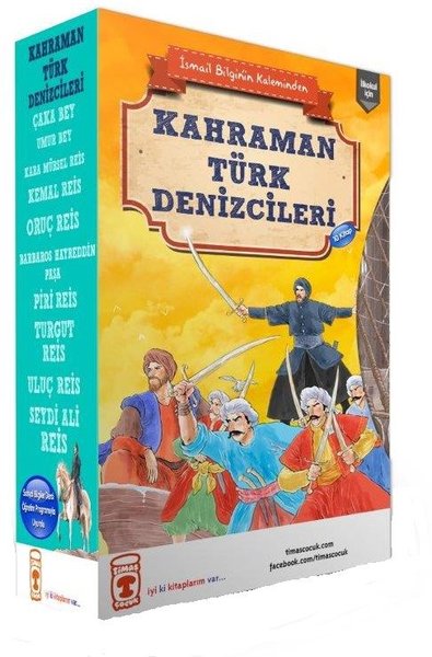Kahraman Türk Denizcileri Seti(10 Kitap)