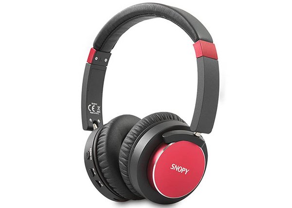 Snopy SN-BT41 Noise Cancelling Bluetooth Kulaklık - Kırmızı